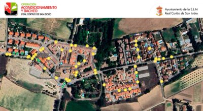 Mapa puntos acondicinamiento y bacheo Real Cortijo